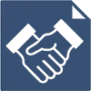 Hands Shaking Icon Corporate and Business law